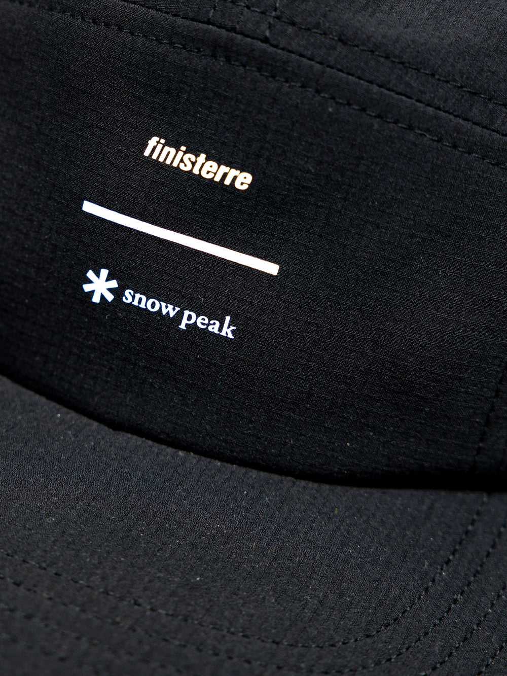 Men/Women Snow Peak + Finisterre Recycled Cap in Black