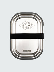 Men/Women Black and Blum Stainless Steel Box in Black