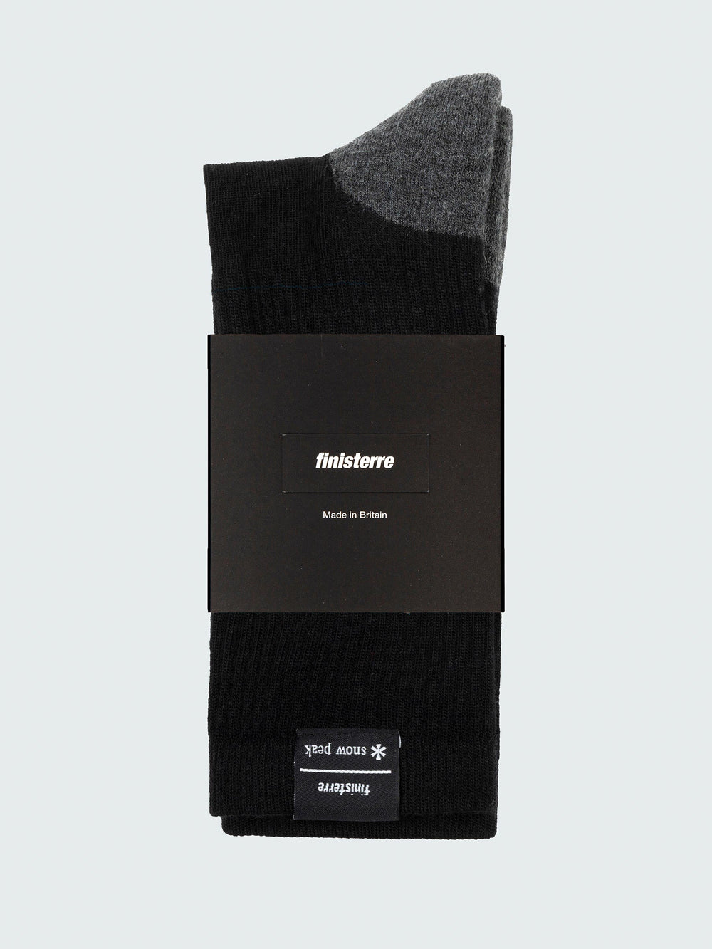 Men/Women Snow Peak + Finisterre Adventure Sock in Black
