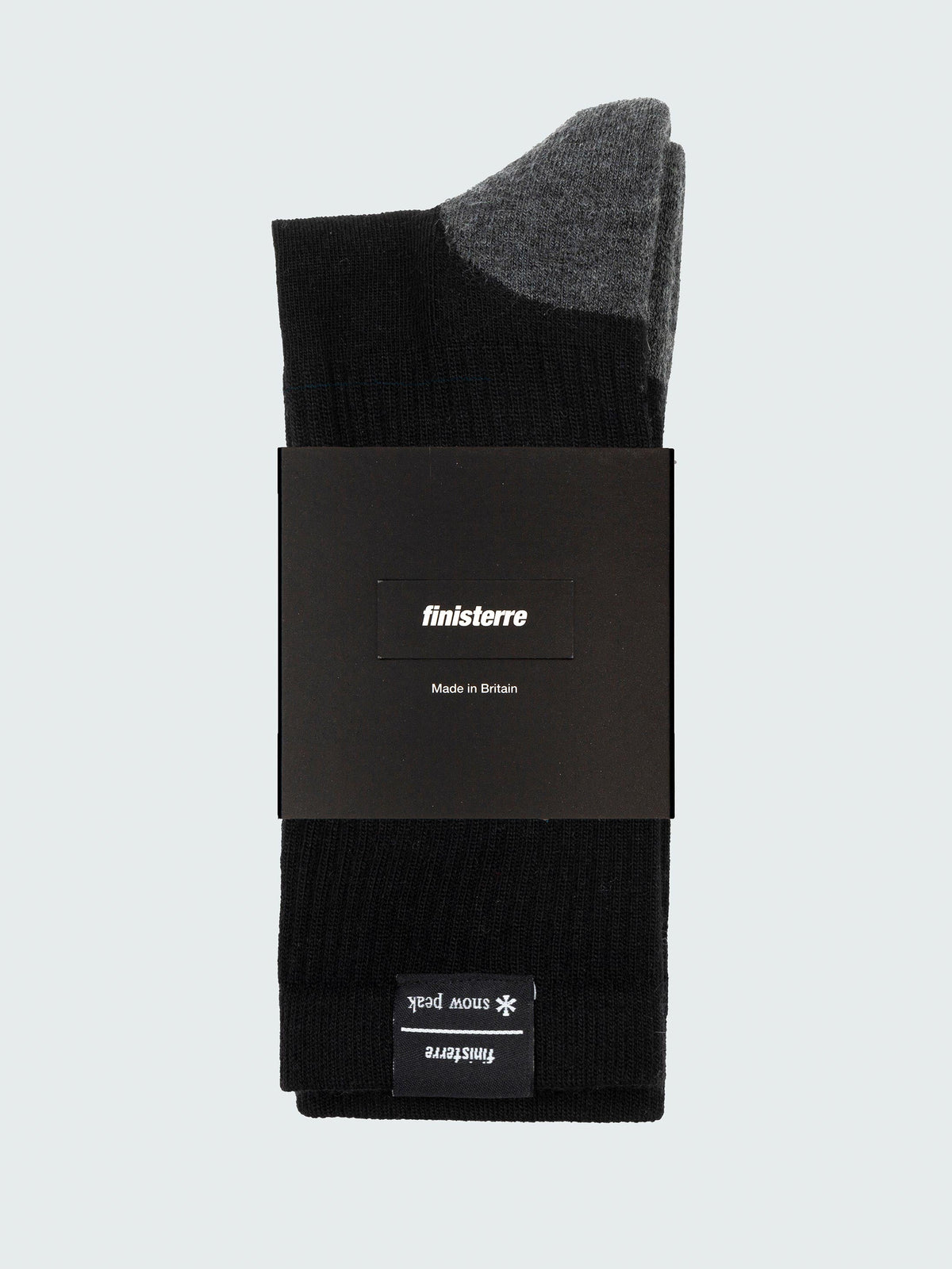 Men/Women Snow Peak + Finisterre Adventure Sock in Black