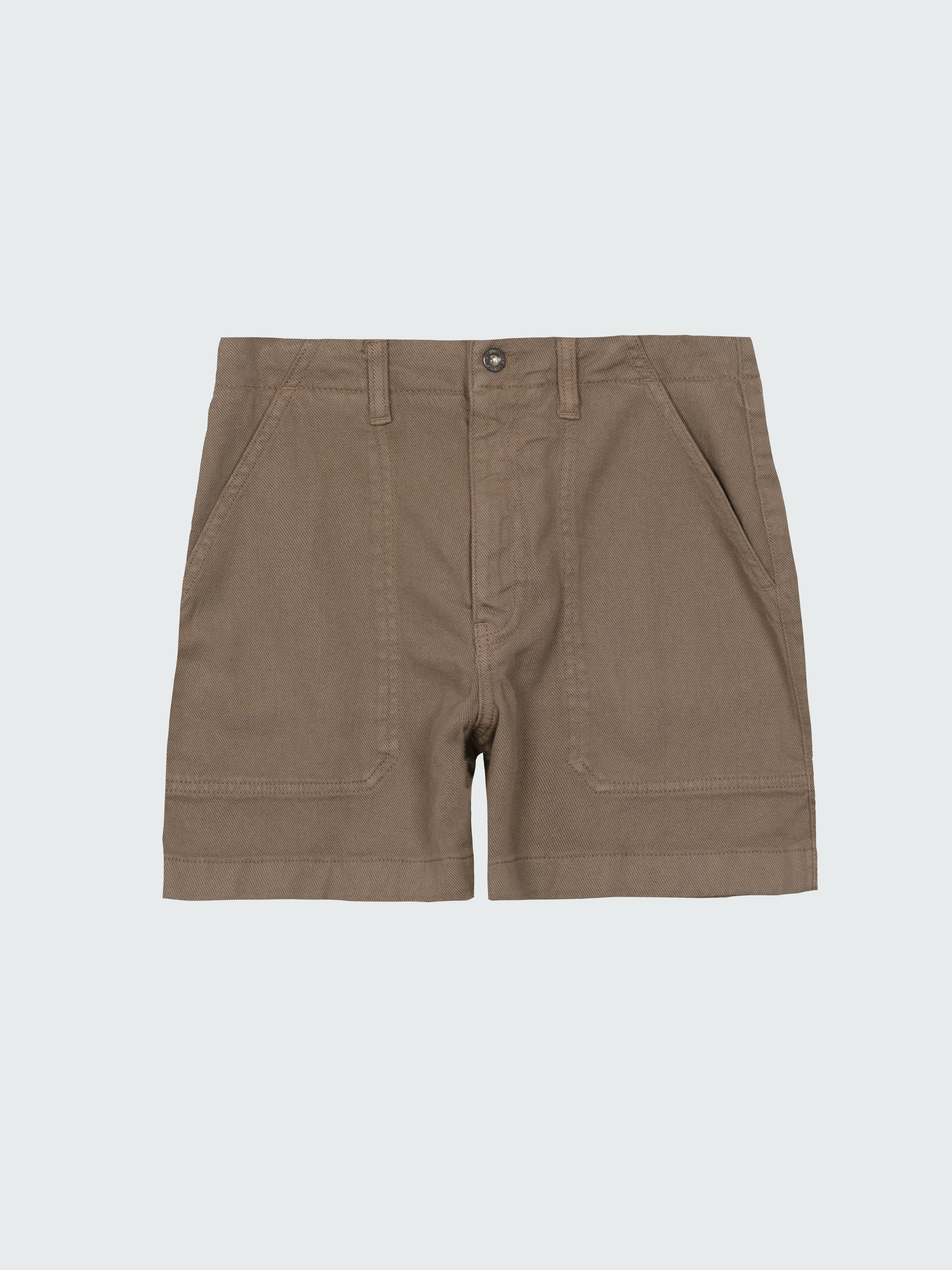 Women Organic Cotton Short in Brown - Yarrel