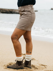 Women Organic Cotton Short in Brown - Yarrel
