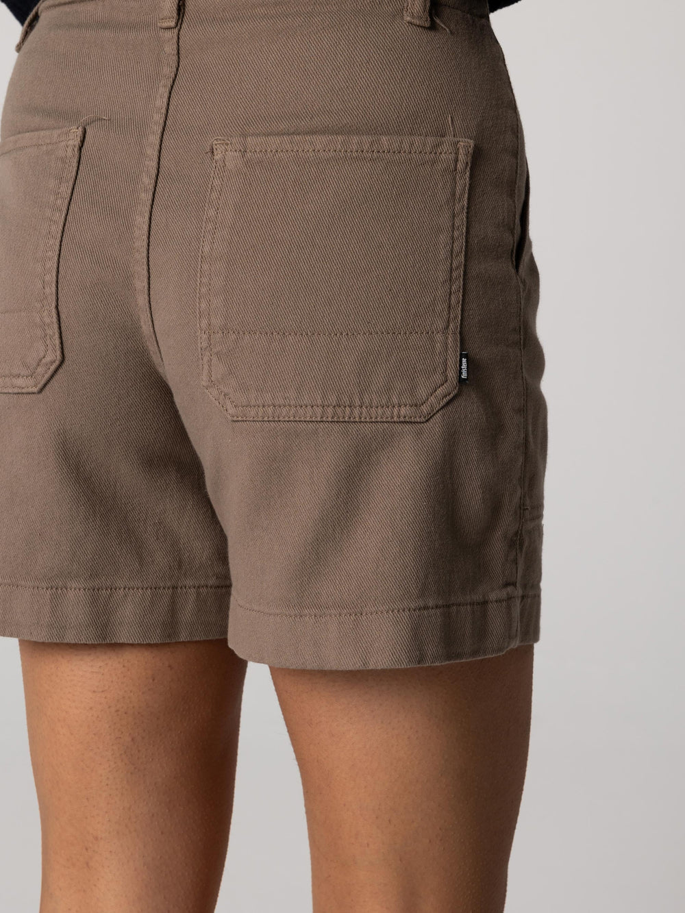 Women Organic Cotton Short in Brown - Yarrel