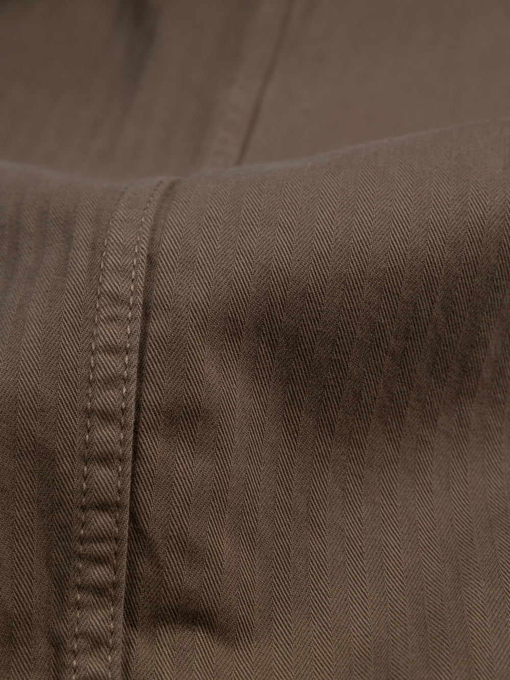 Women Organic Cotton Barrel Trouser in Brown - Croft