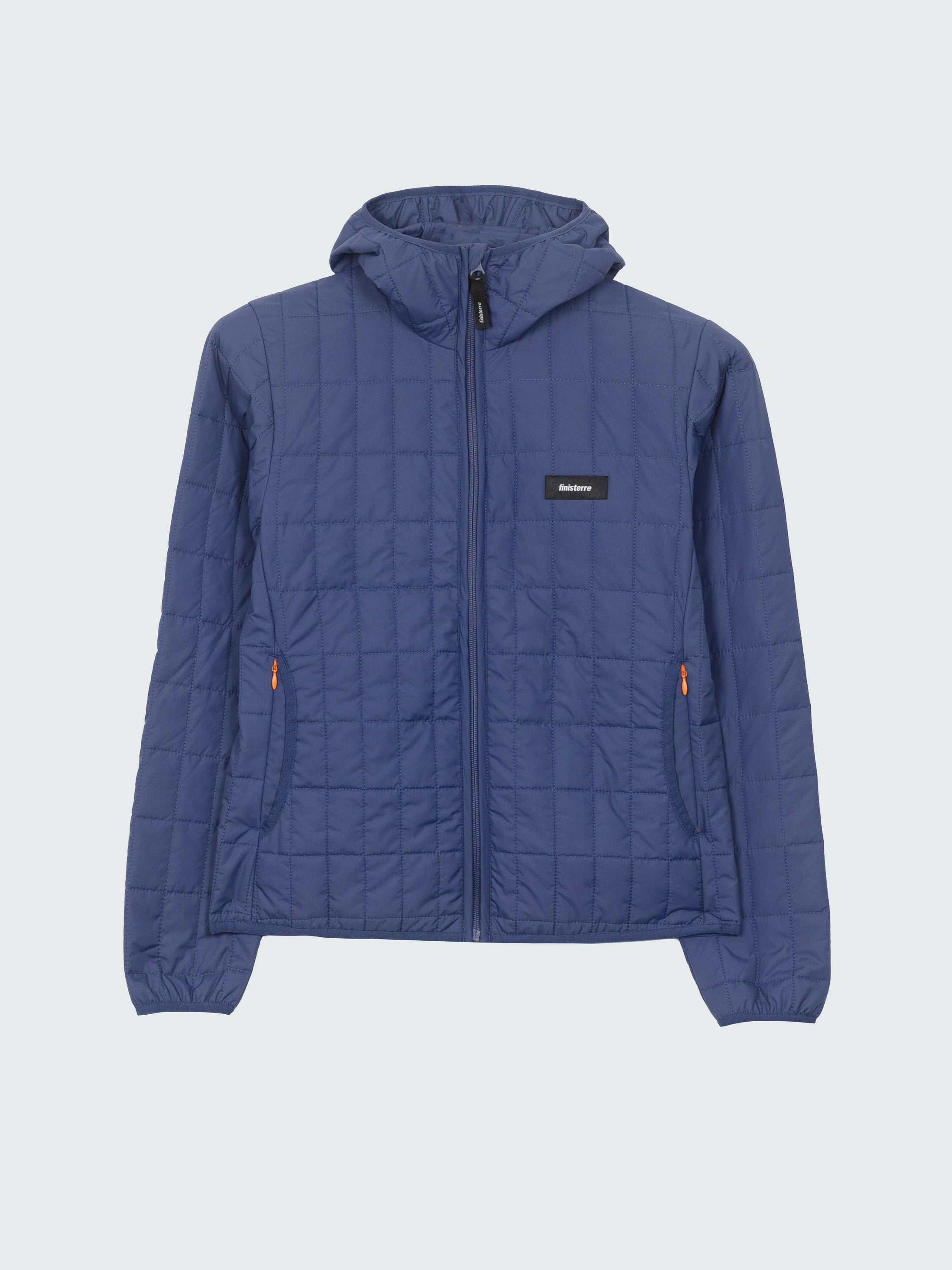 Women Insulated Hooded Jacket in Navy - Firecrest
