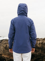 Women Recycled Waterproof Jacket in Navy - Stormbird