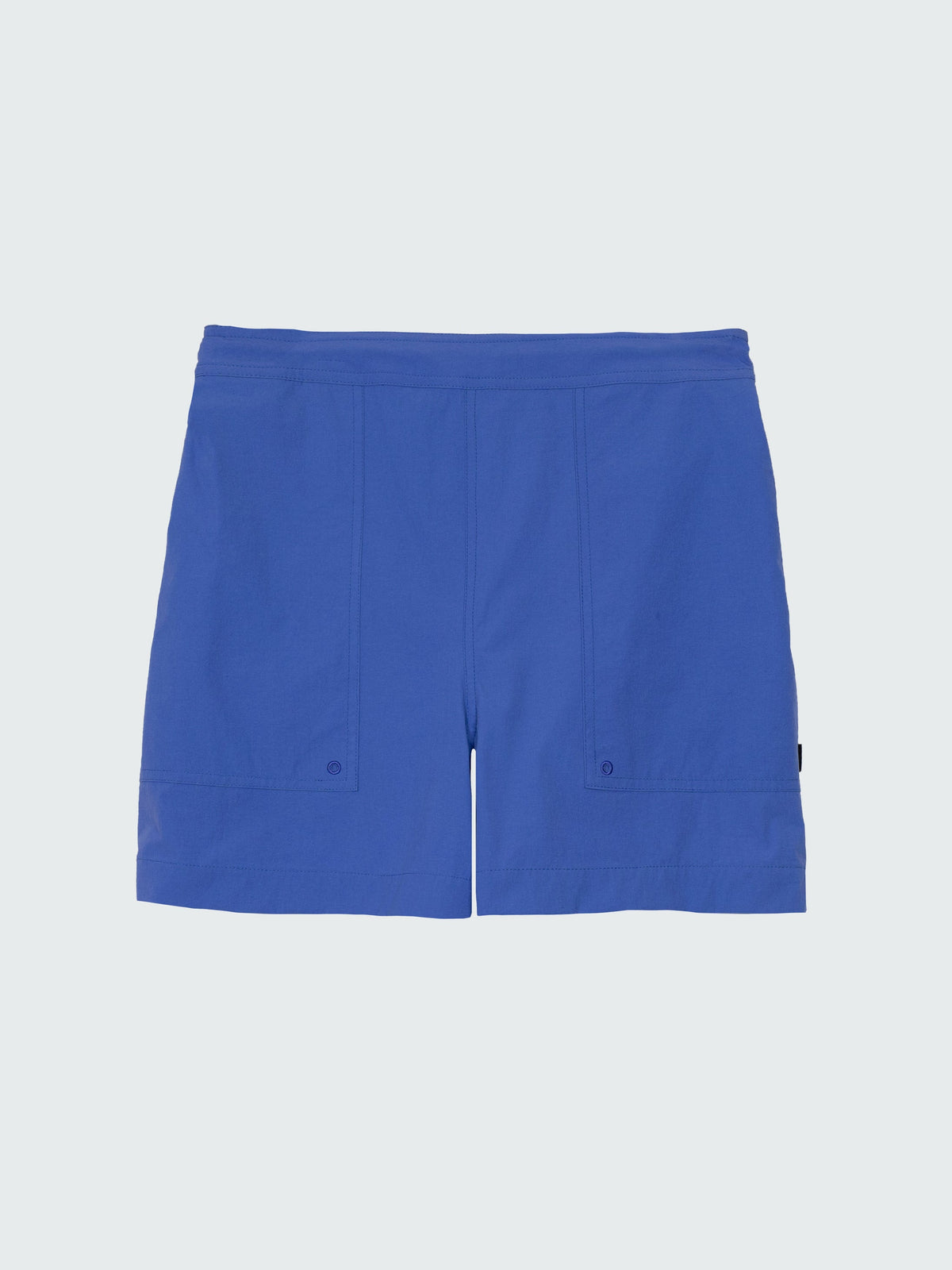 Women Recycled Hybrid Short in Lake - Walker