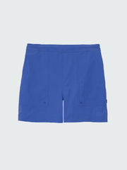 Women Recycled Hybrid Short in Lake - Walker