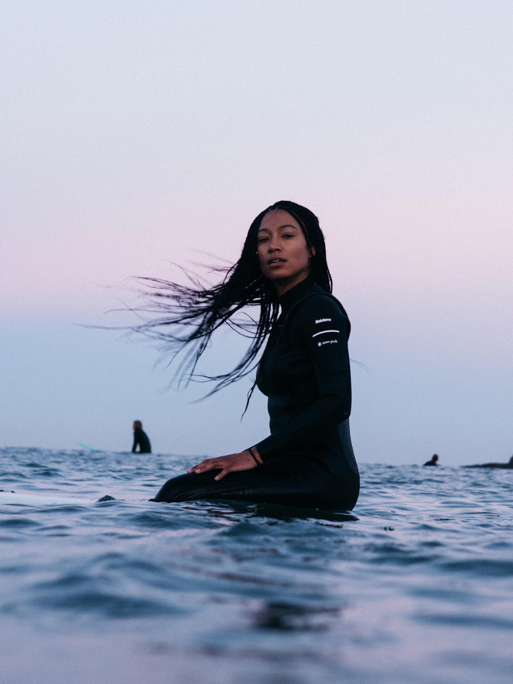 Women Snow Peak + Finisterre Natural Rubber 3.5/2.5mm Chest Zip Wetsuit