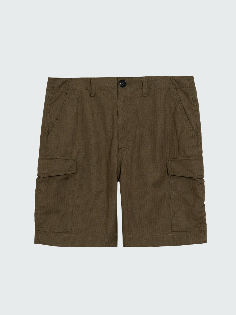 Men Organic Cotton Cargo Shorts in Olive - Clipper