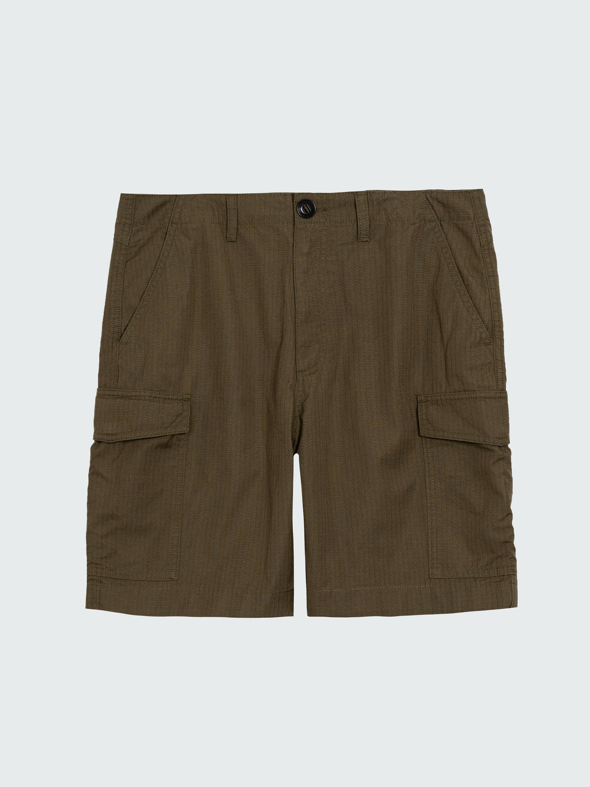 Men Organic Cotton Cargo Shorts in Olive - Clipper