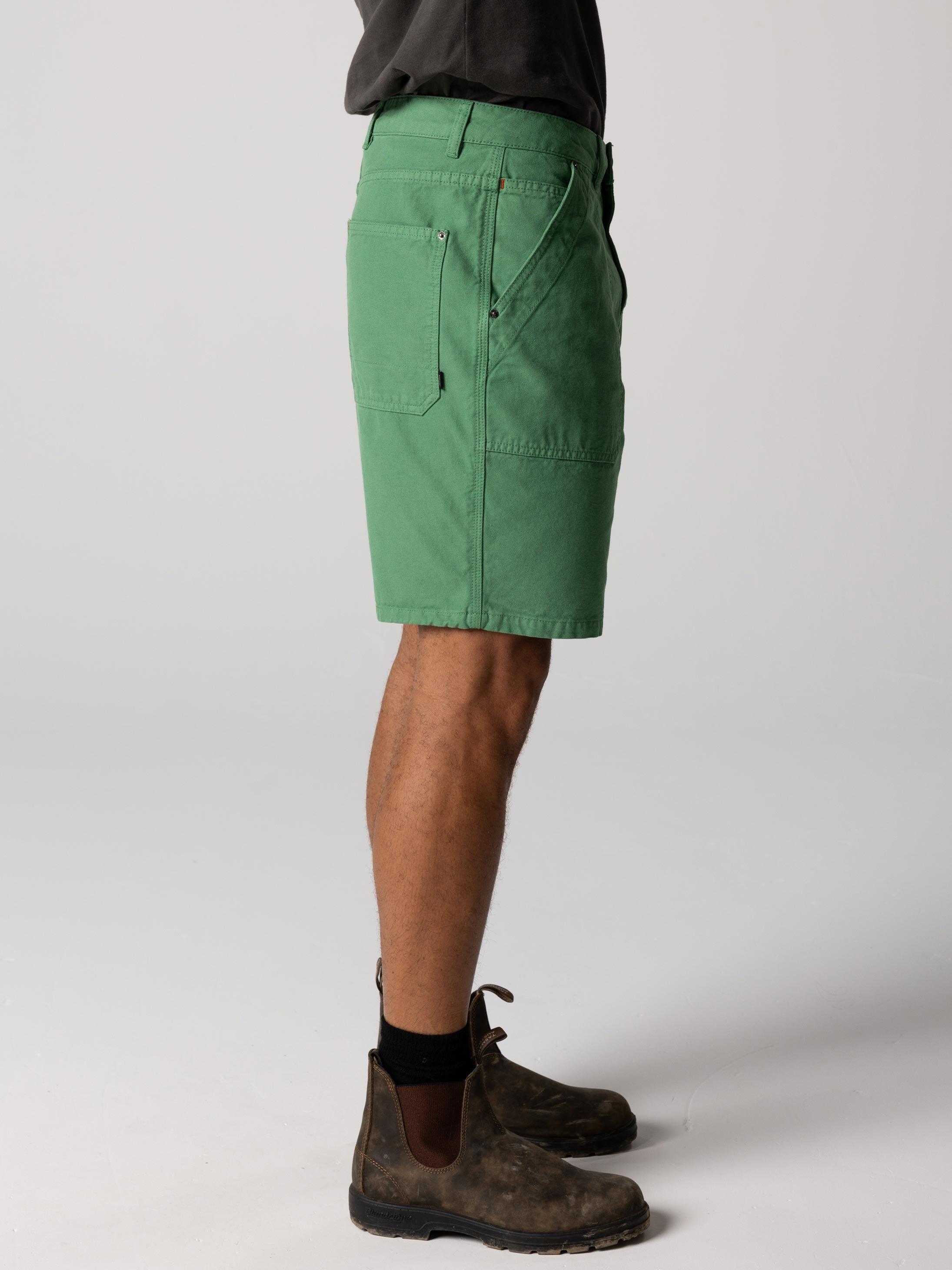 Men Organic Cotton Short in Green - Basset