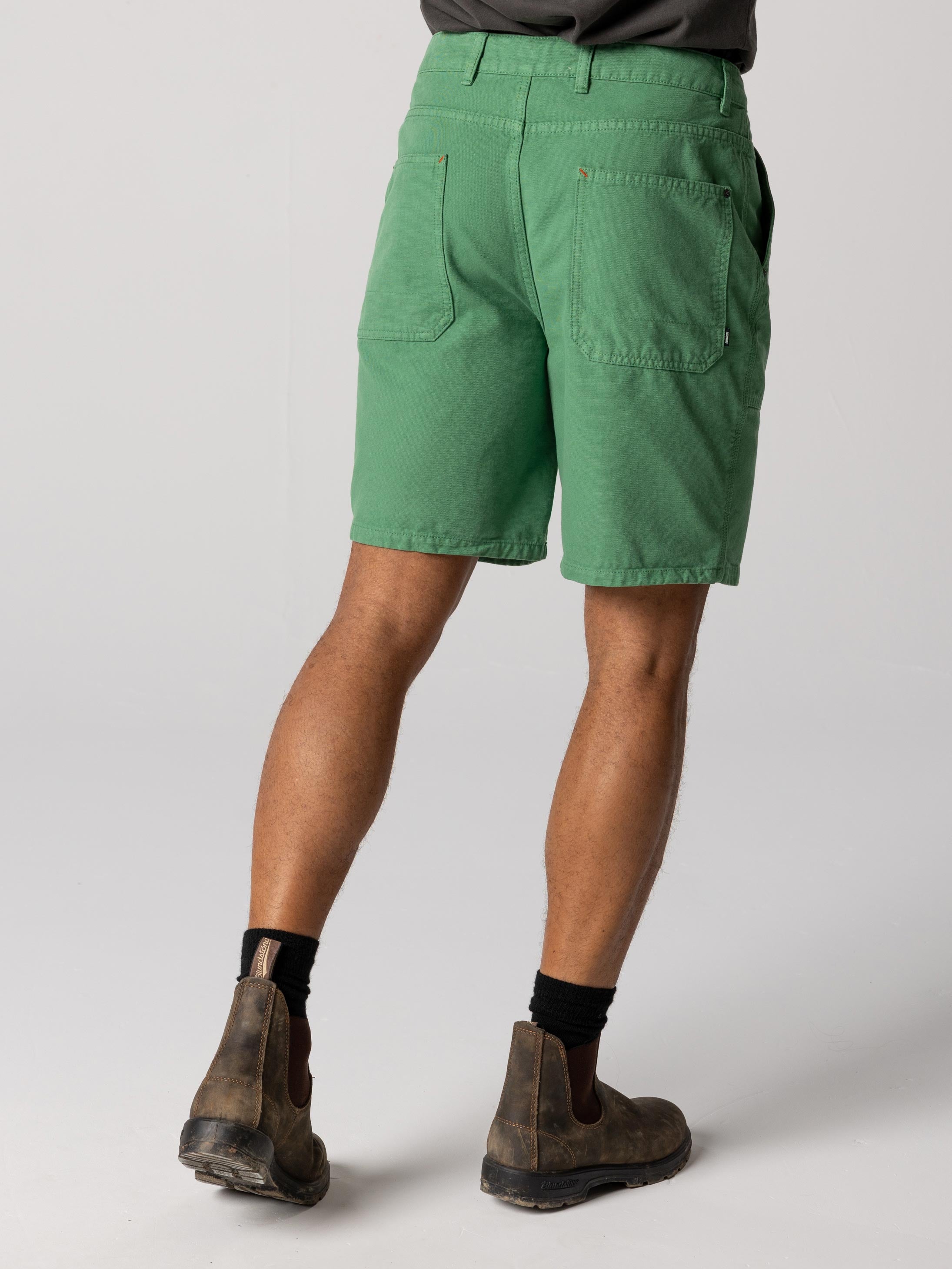 Men Organic Cotton Short in Green - Basset