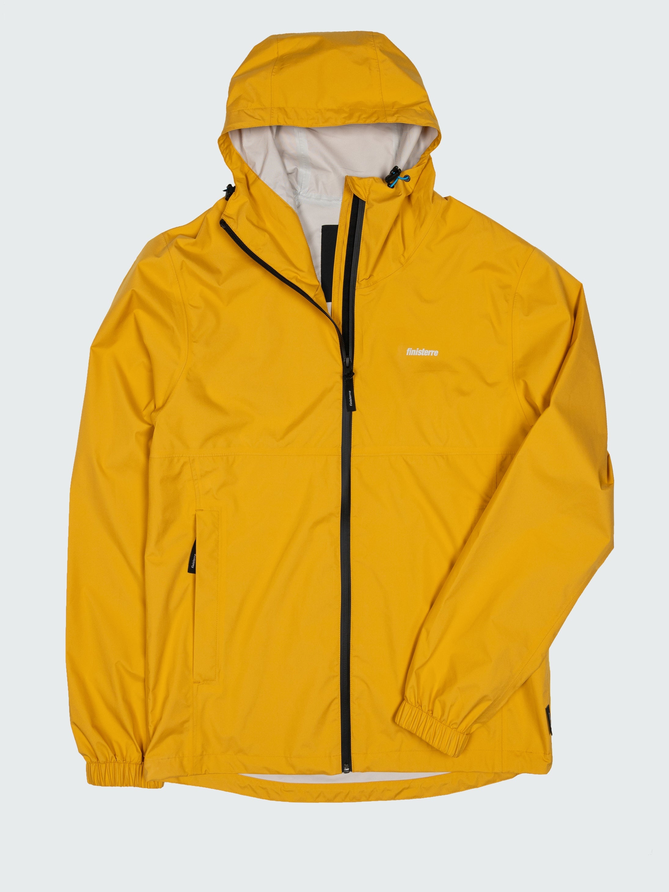 Men Recycled Waterproof Jacket in Orange - Rainbird