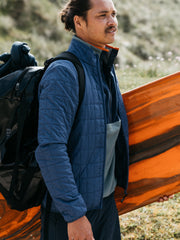Men Insulated Jacket in Navy - Firecrest