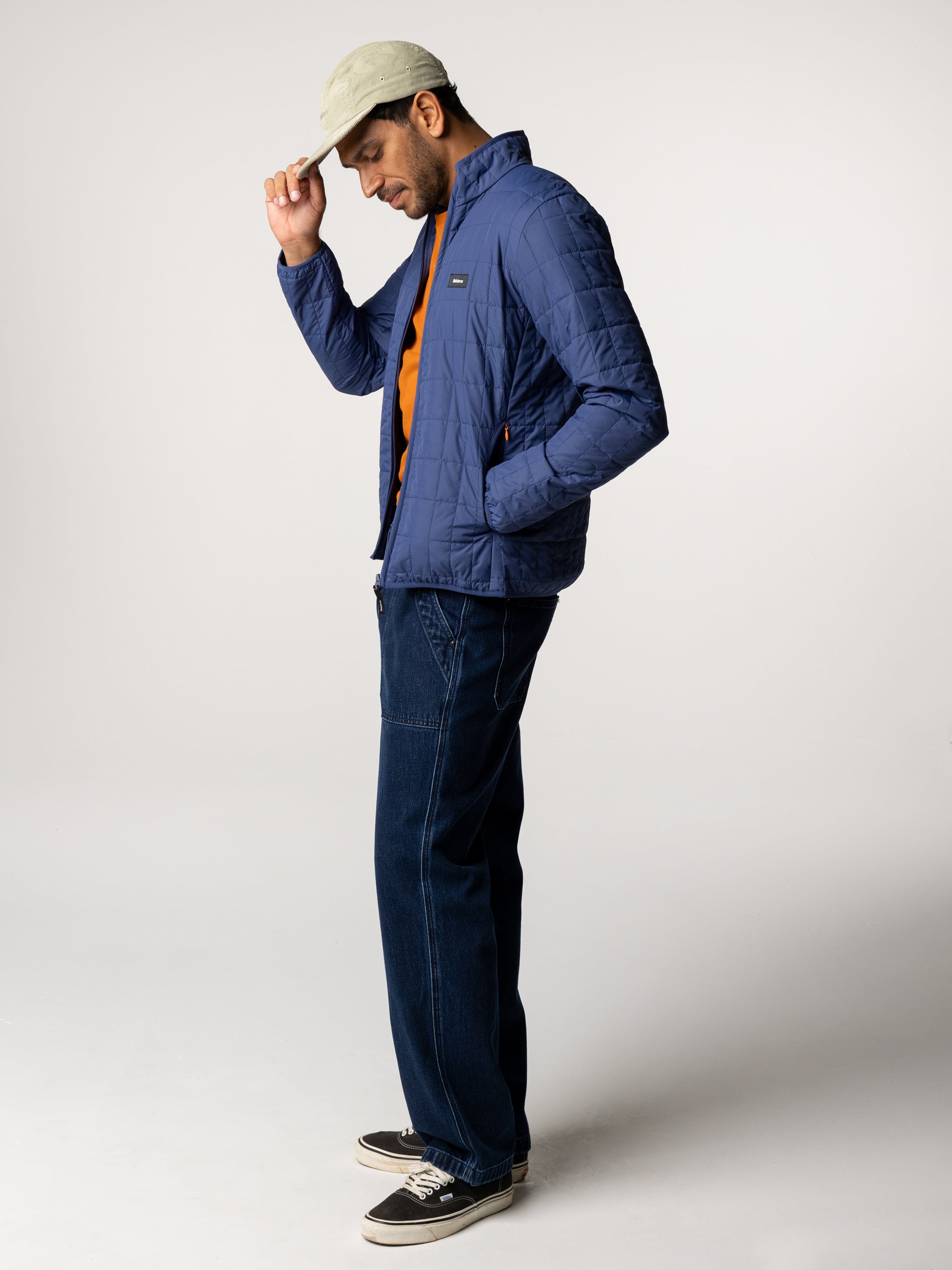 Men Insulated Jacket in Navy - Firecrest