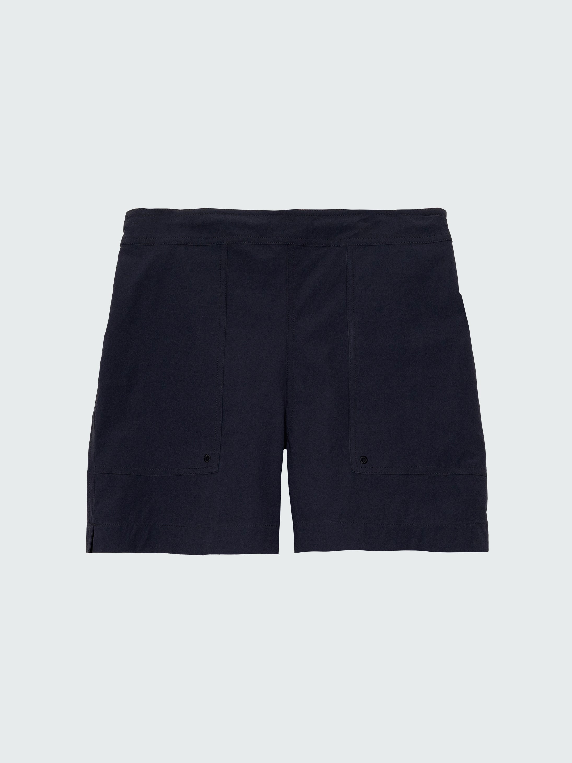 Women Recycled Hybrid Short in Black - Walker