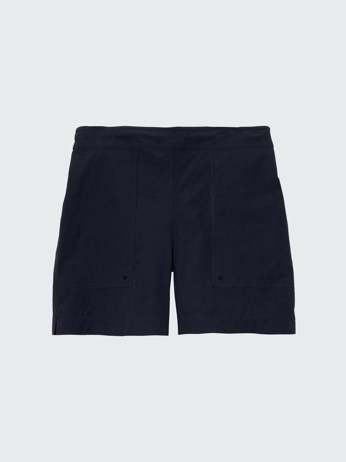 Women Recycled Hybrid Short in Black - Walker