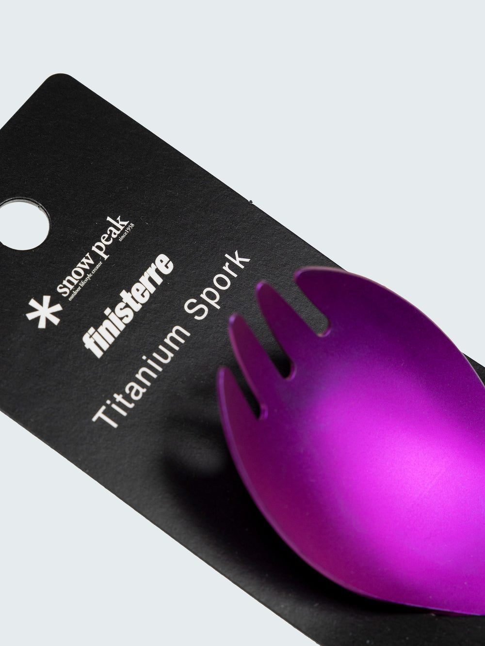 Men/Women Snow Peak + Finisterre Anodised Titanium Spork in Anodised Pink
