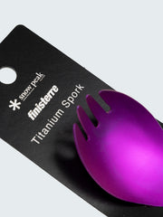 Men/Women Snow Peak + Finisterre Anodised Titanium Spork in Anodised Pink