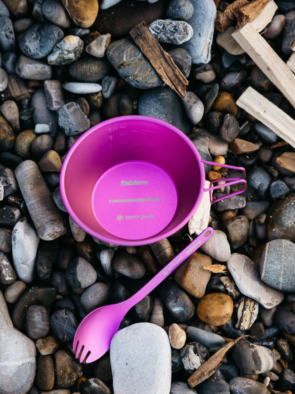 Men/Women Snow Peak + Finisterre Anodised Backpackers Cup in Anodised Pink