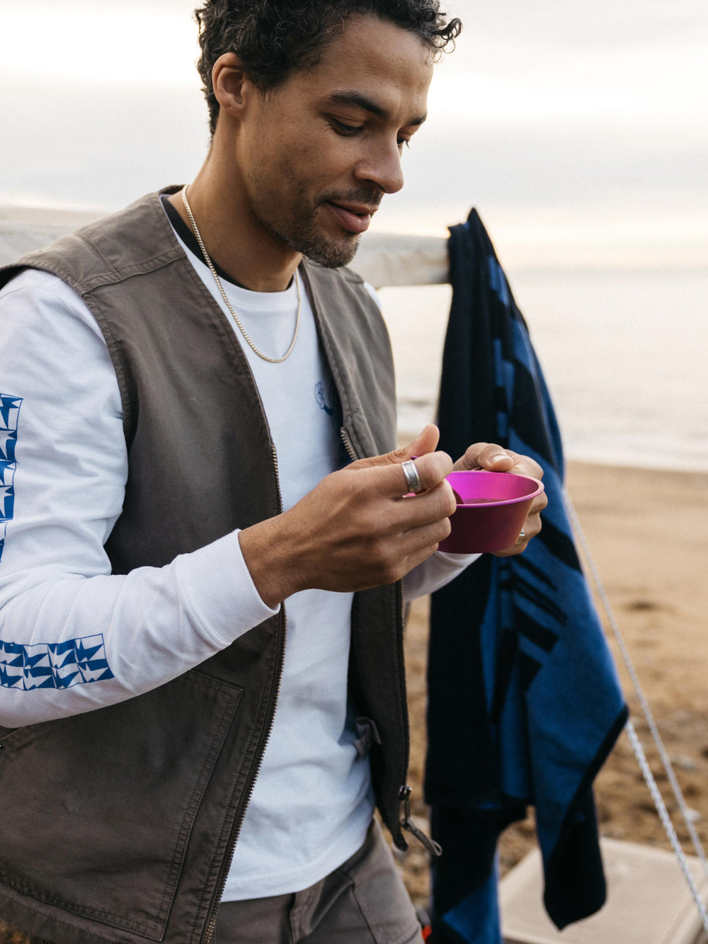 Men/Women Snow Peak + Finisterre Anodised Backpackers Cup in Anodised Pink
