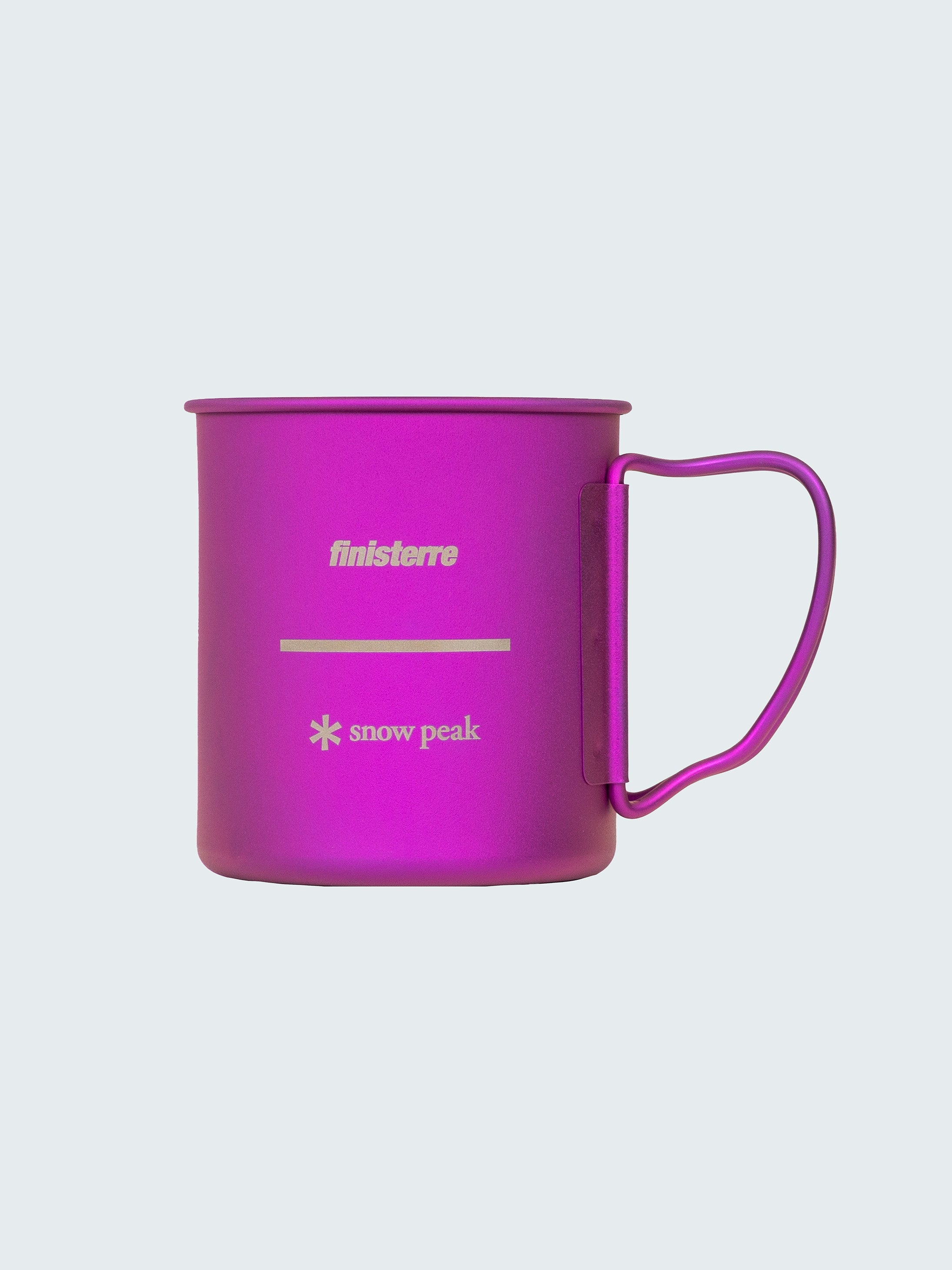 Men/Women Snow Peak + Finisterre Anodised Titanium Camp Cup in Anodised Pink