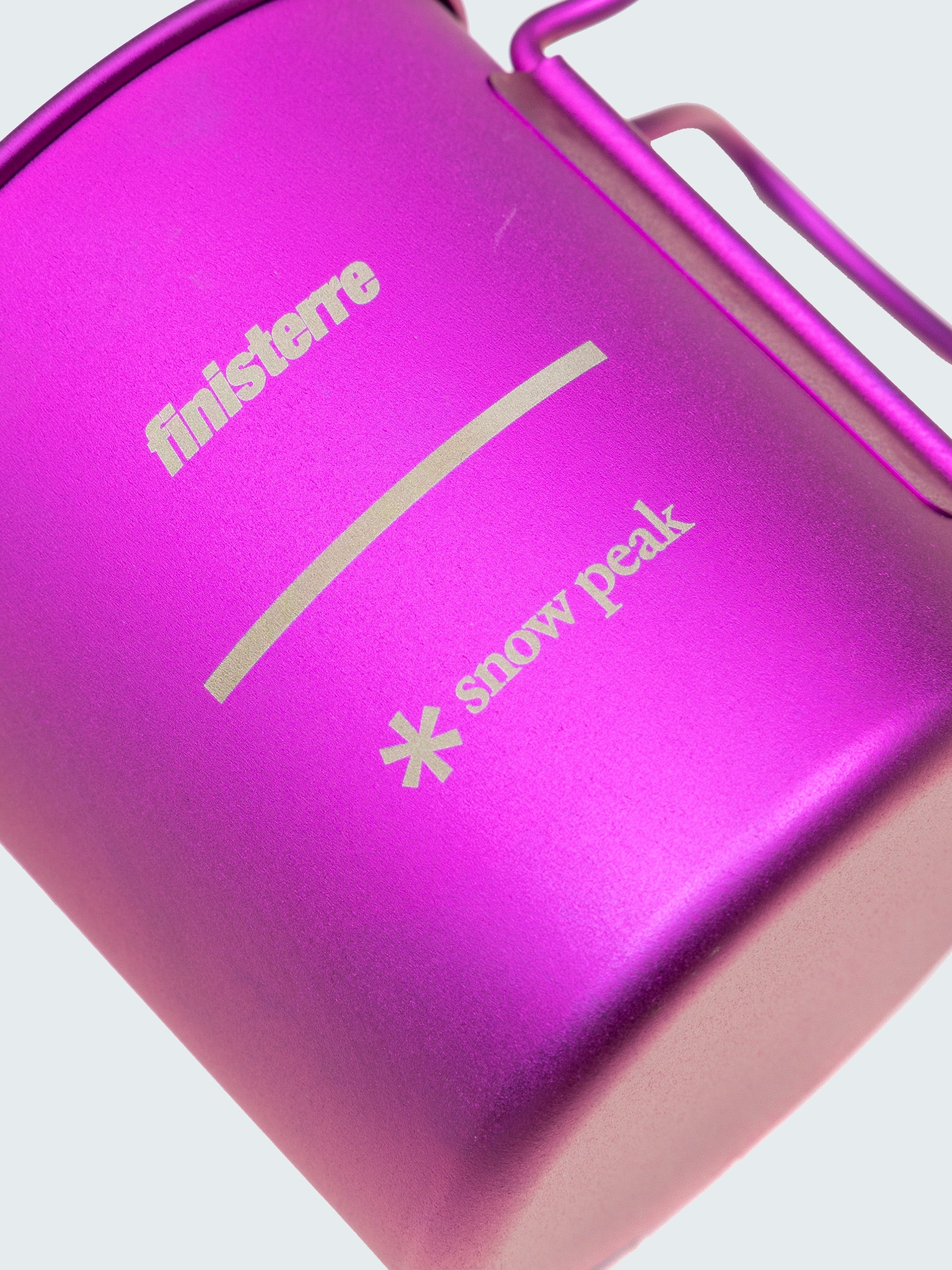 Men/Women Snow Peak + Finisterre Anodised Titanium Camp Cup in Anodised Pink
