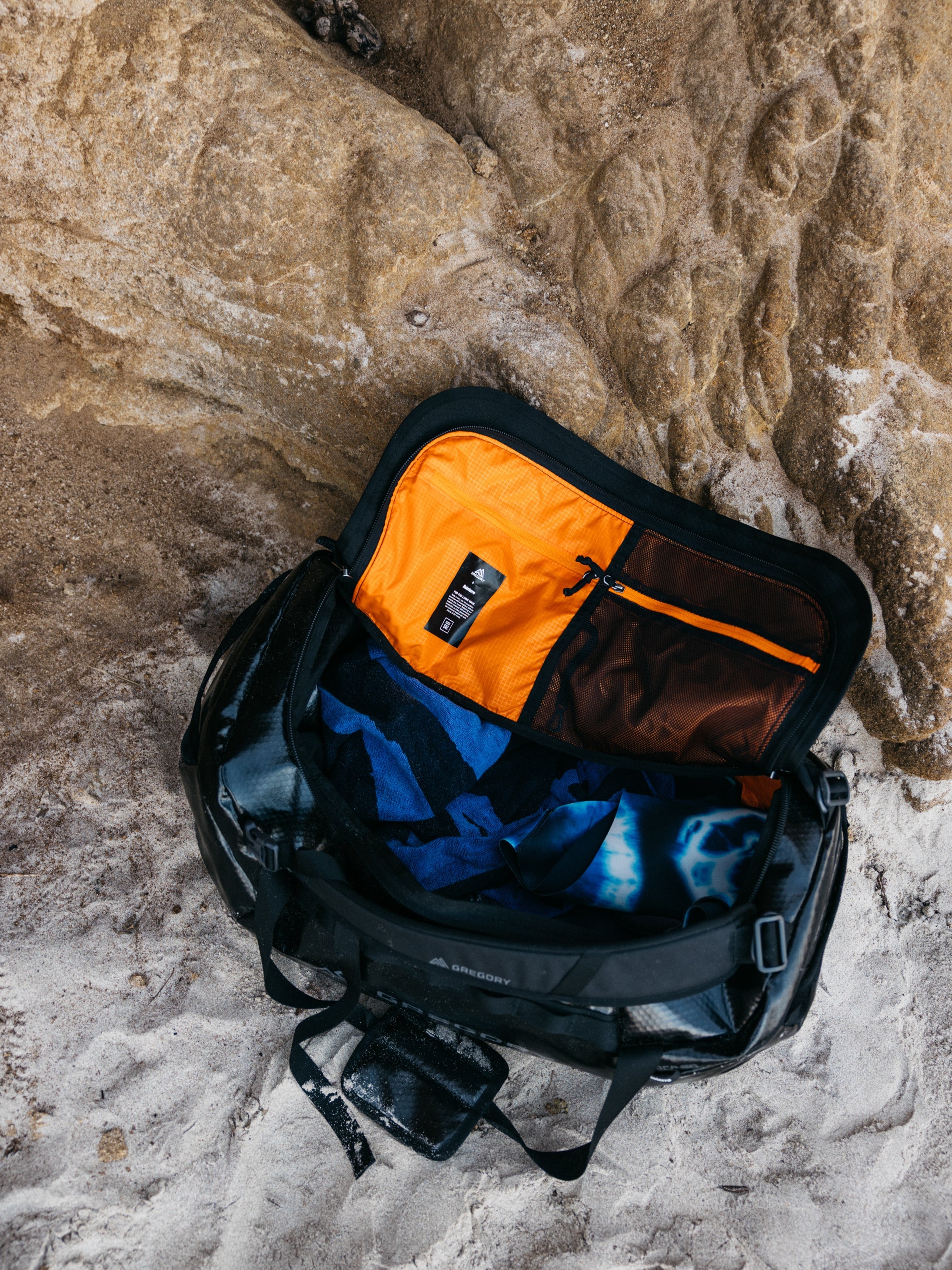 Men/Women Gregory + Finisterre 60L Duffle Bag - Alpaca