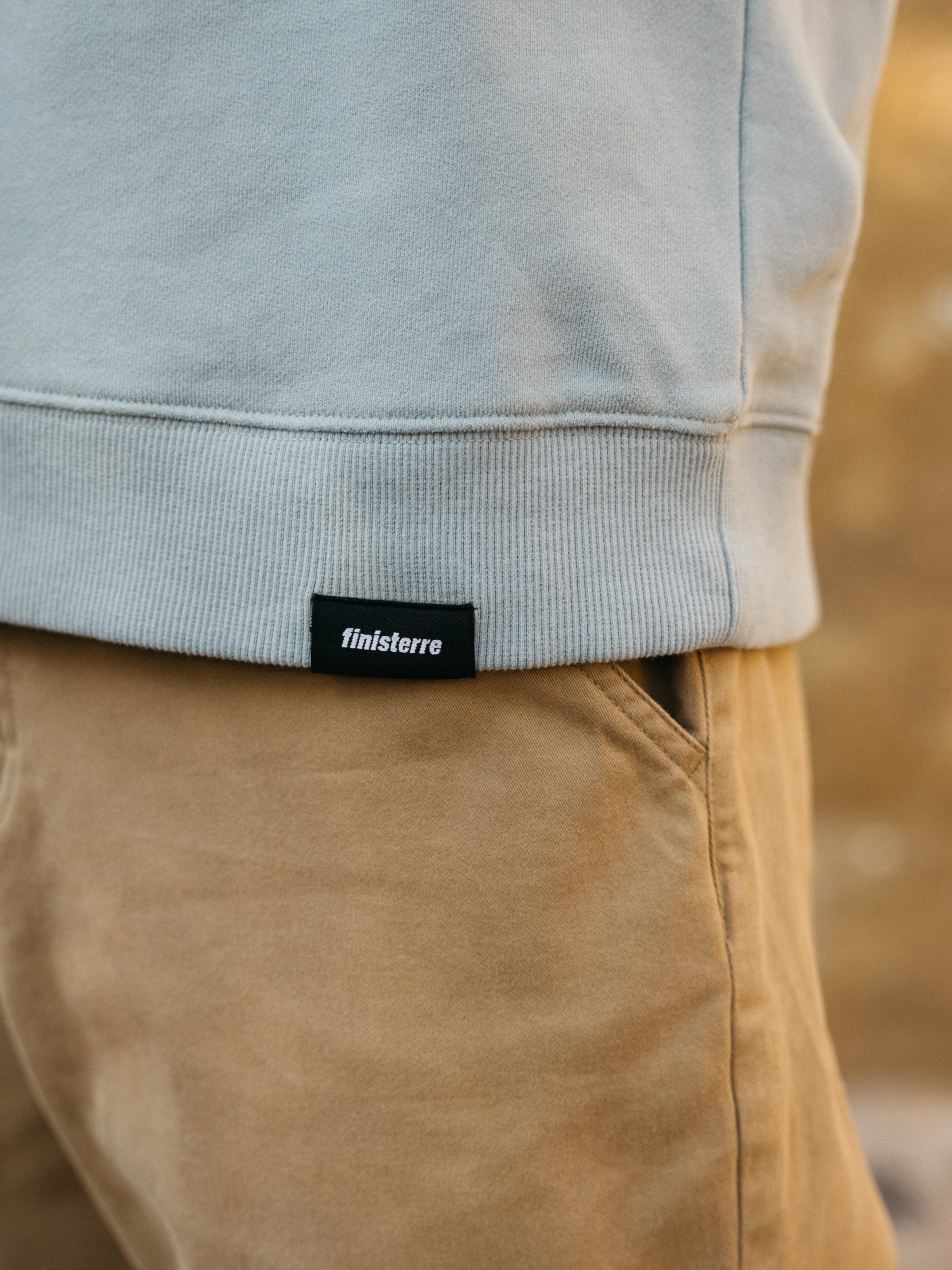 Men Organic Cotton Sweatshirt in Blue - Coho
