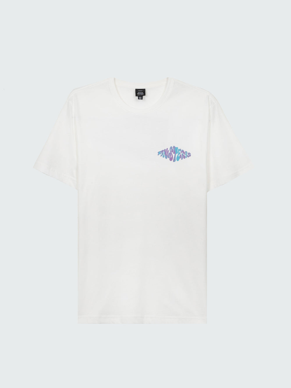 Men Organic Cotton T-Shirt in White - Diamond Spray
