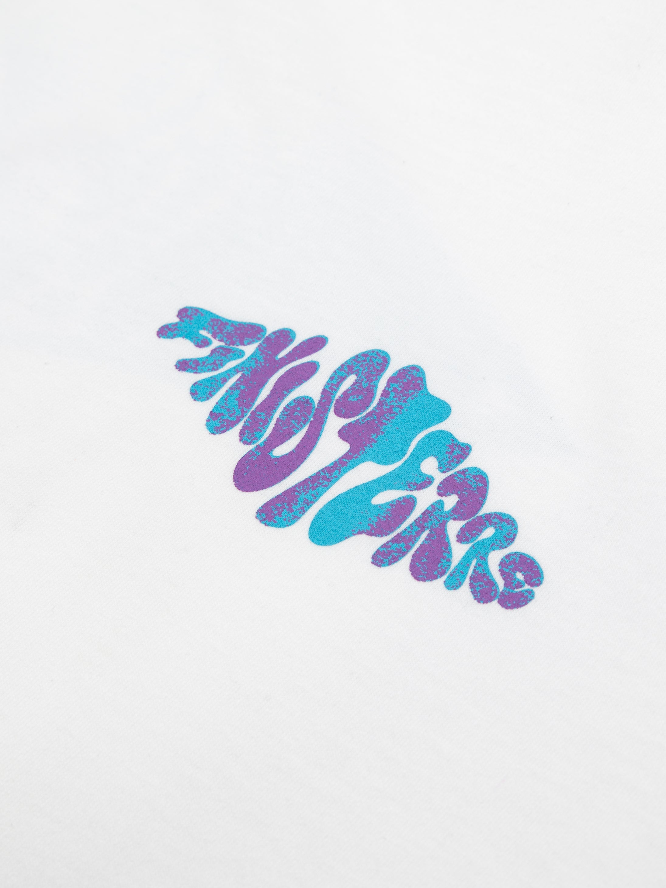 Men Organic Cotton T-Shirt in White - Diamond Spray