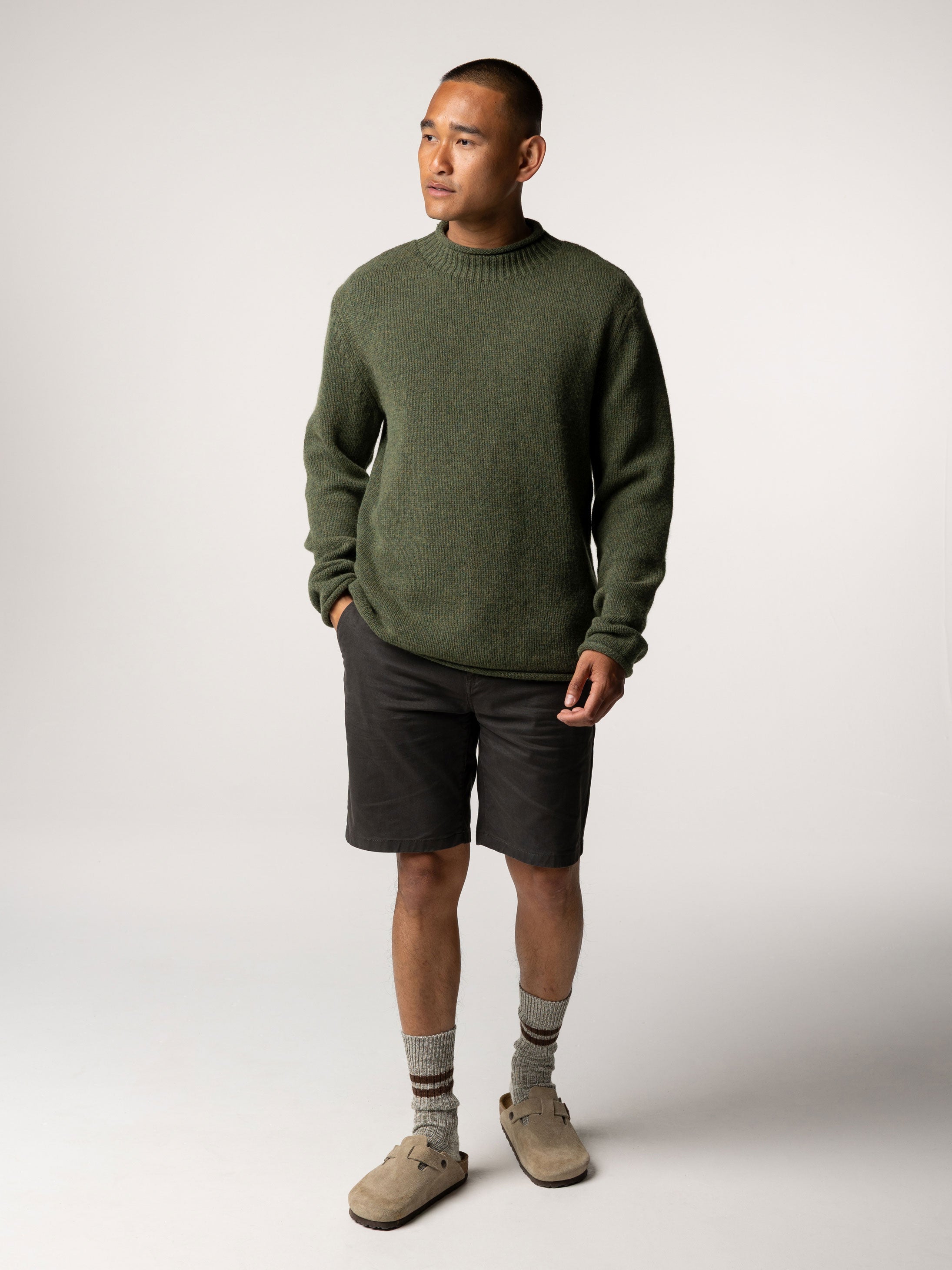 Men Organic Cotton Short in Raven - Rincon
