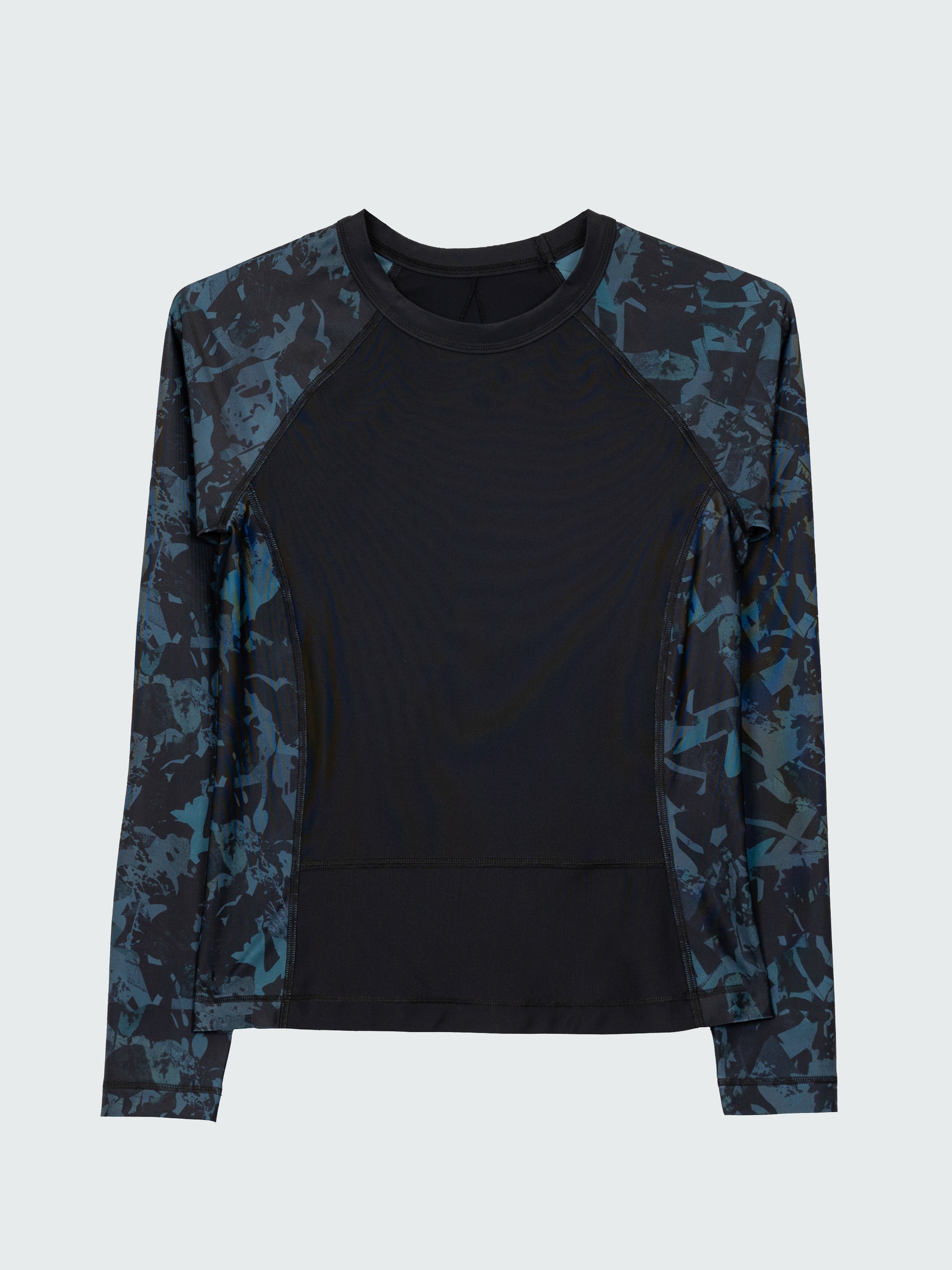 Women Aurora Long Sleeve Rash Vest (Fresh Tonal Print)