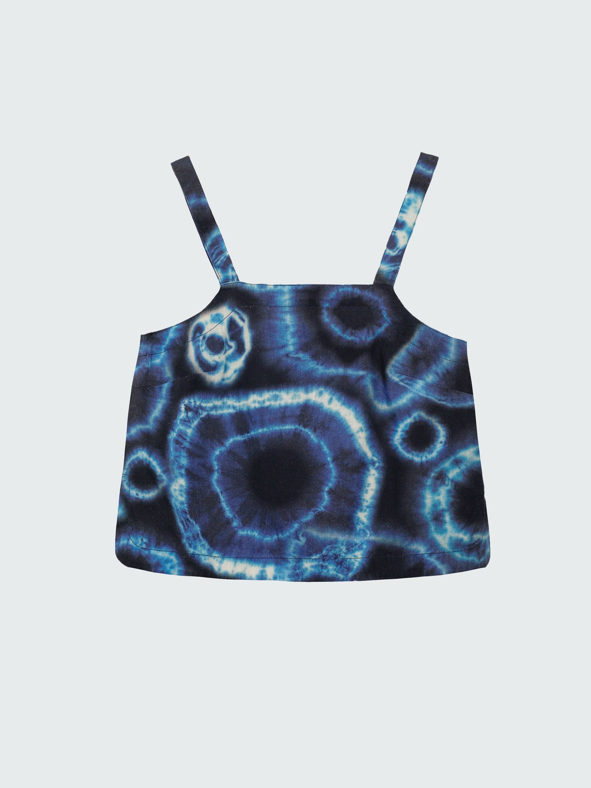 Women Linen Cami Top in Shibori - Morva