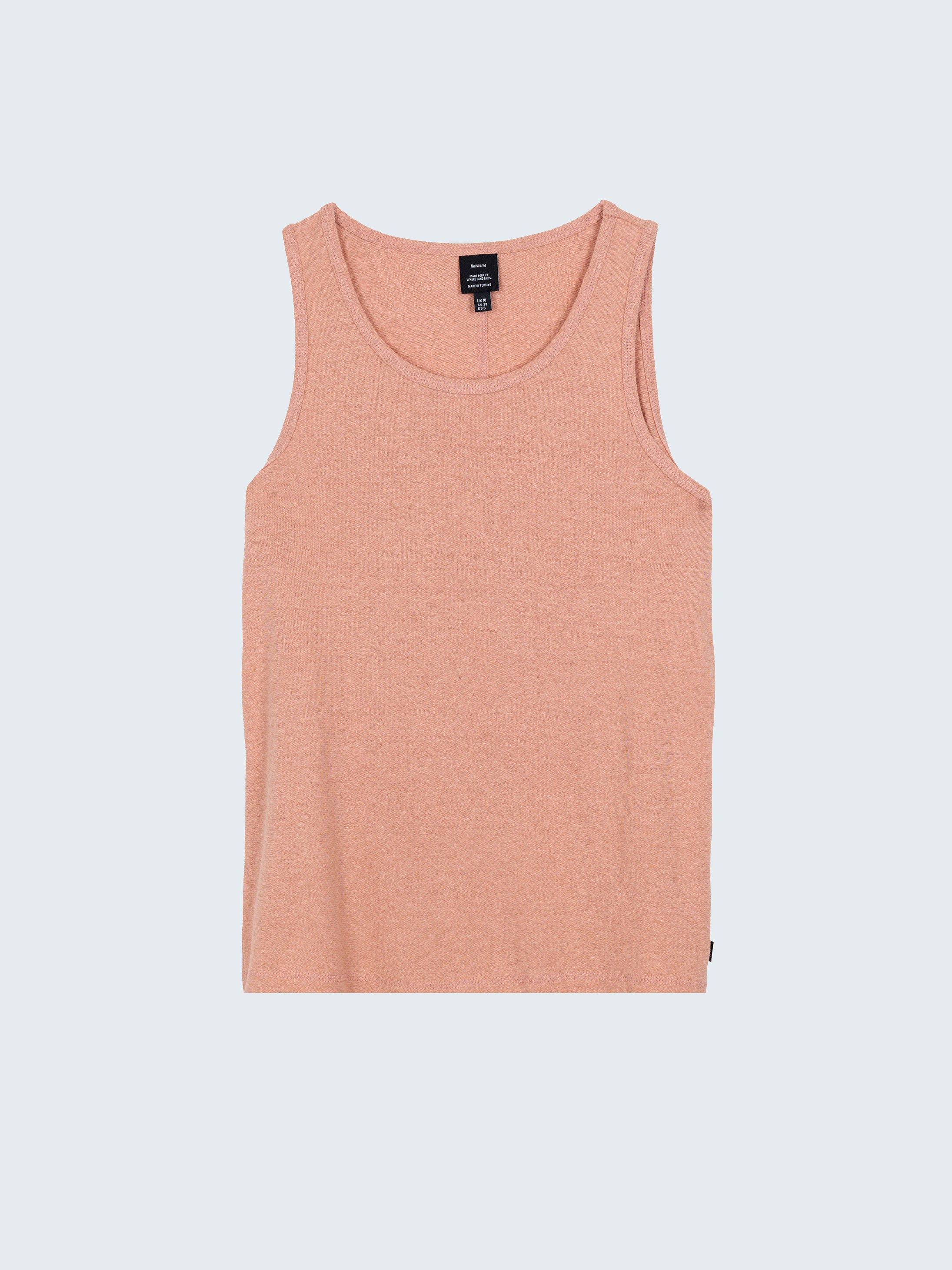 Women Hemp Vest in Clay - Riviera