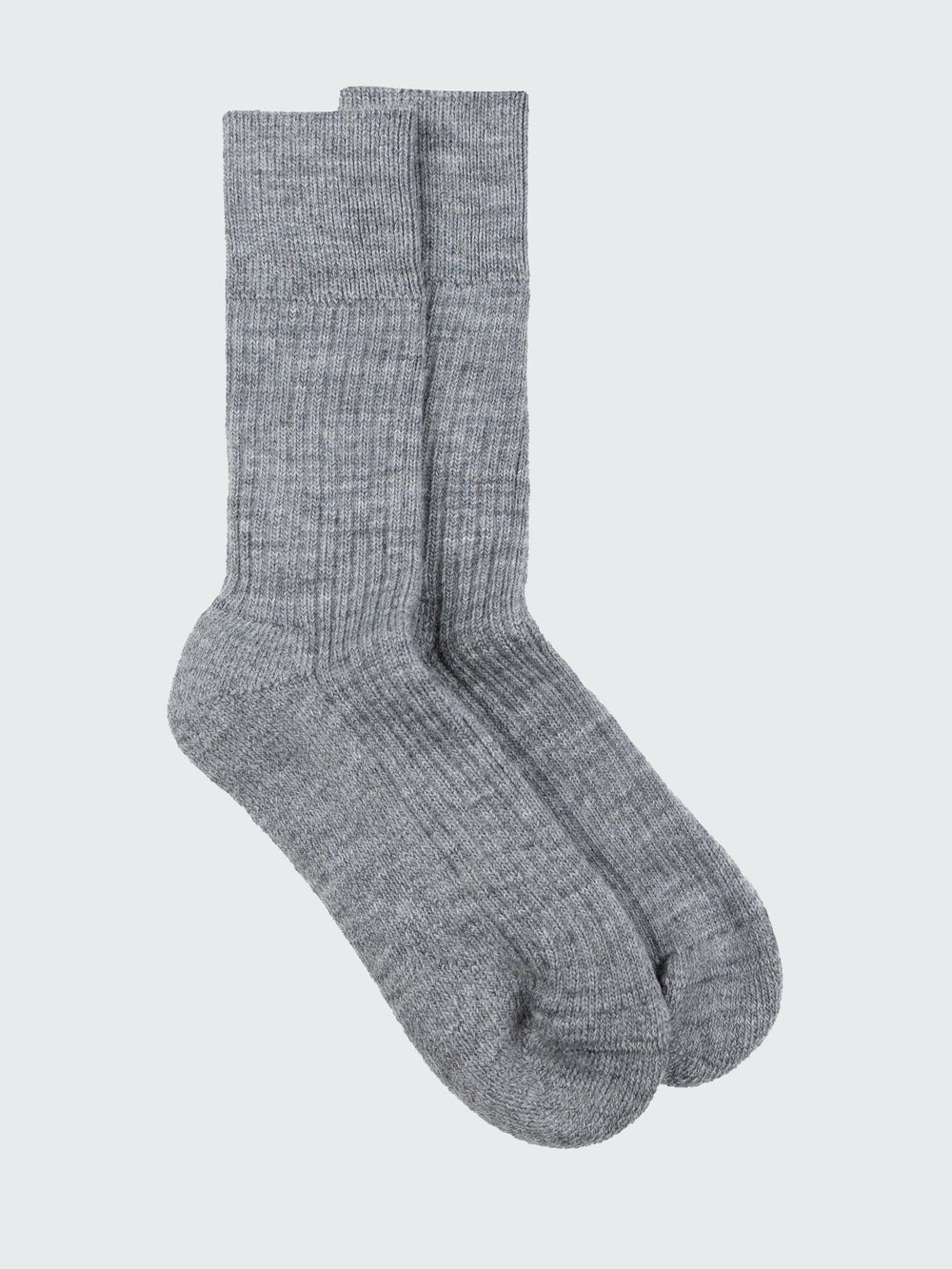 Men/Women Ribbed Sock in Grey