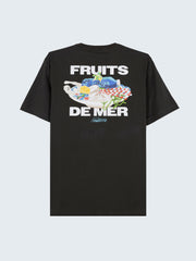 Men Organic Cotton T-Shirt in Raven - Fruits De Mer