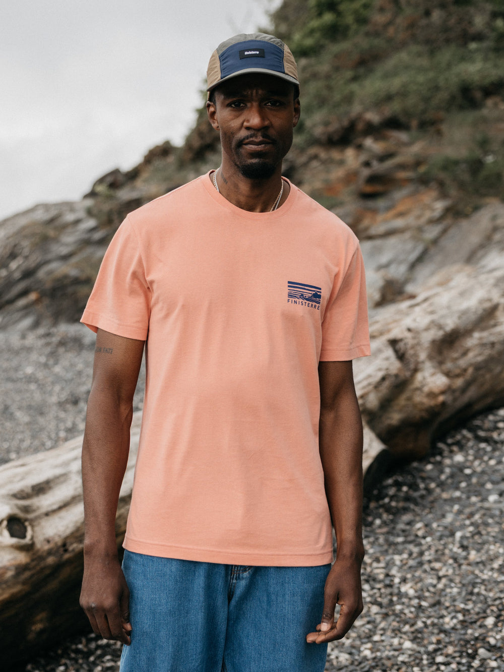 Men Cape T-Shirt in Pink