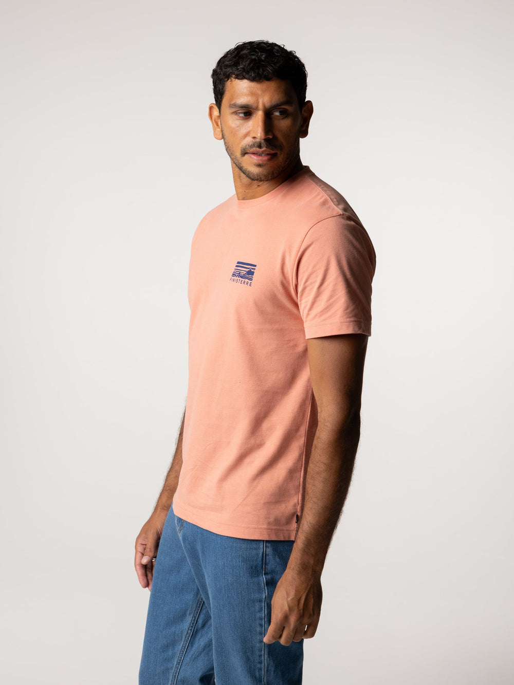 Men Cape T-Shirt in Pink