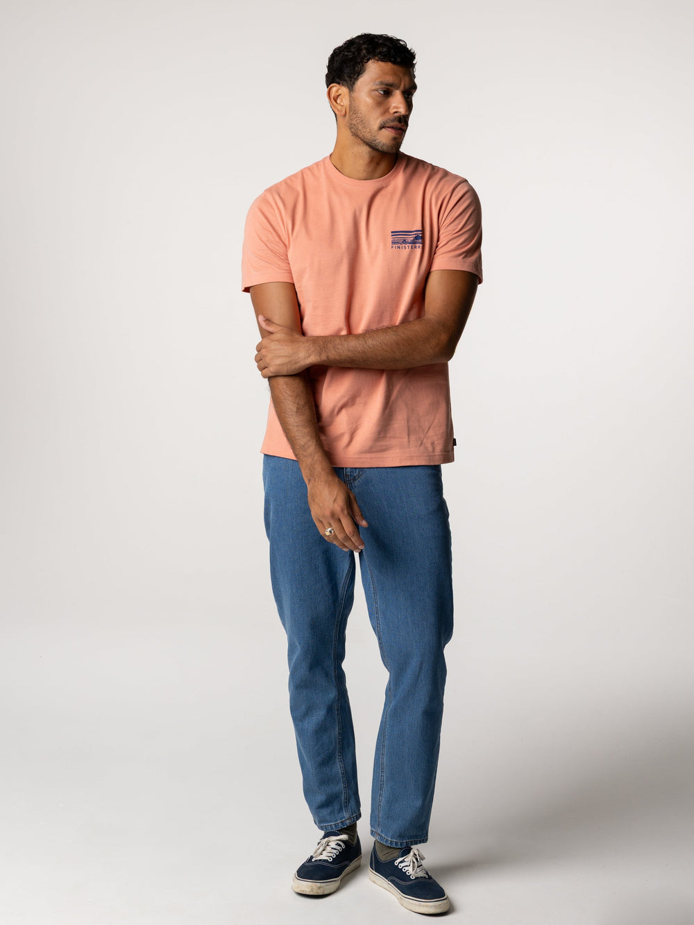 Men Cape T-Shirt in Pink