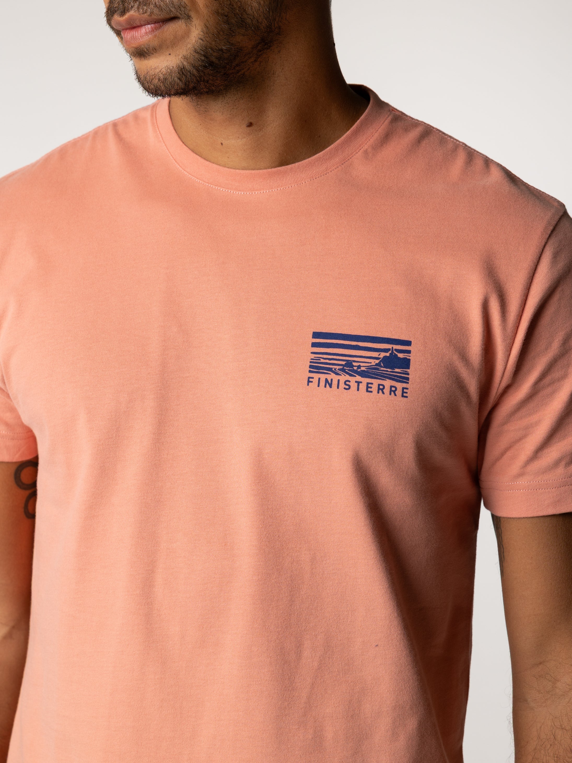 Men Cape T-Shirt in Pink