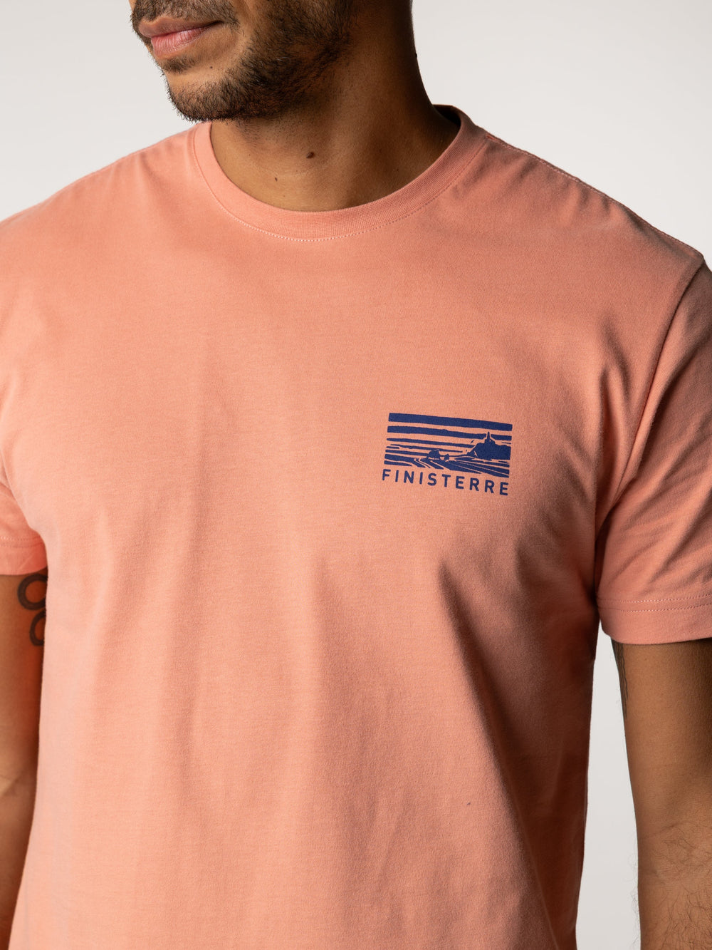 Men Cape T-Shirt in Pink