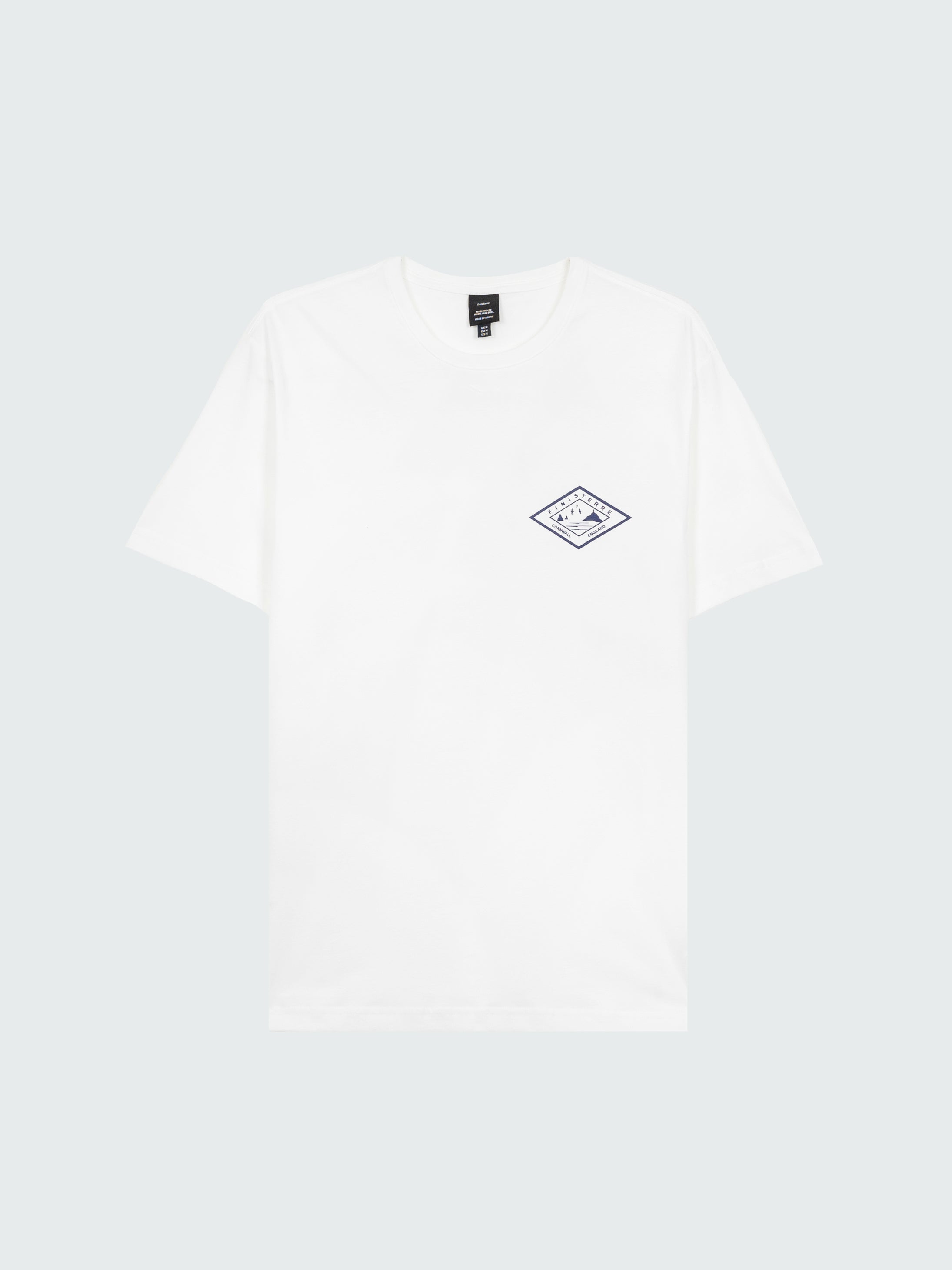 Men Diamond Logo Tee in White