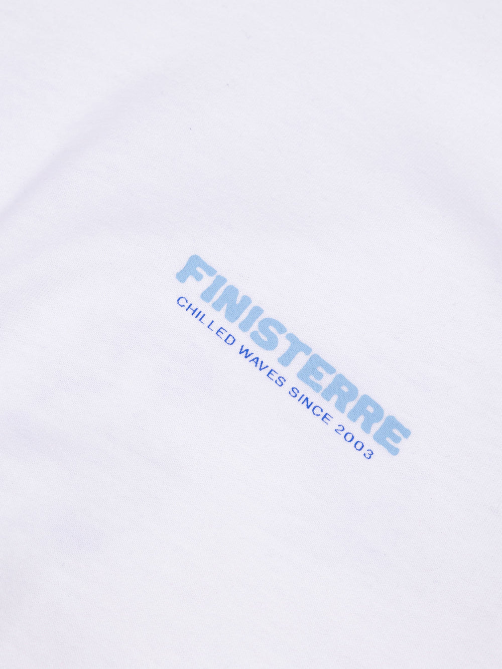 Men Organic Cotton T-Shirt in White - Heat Wavy