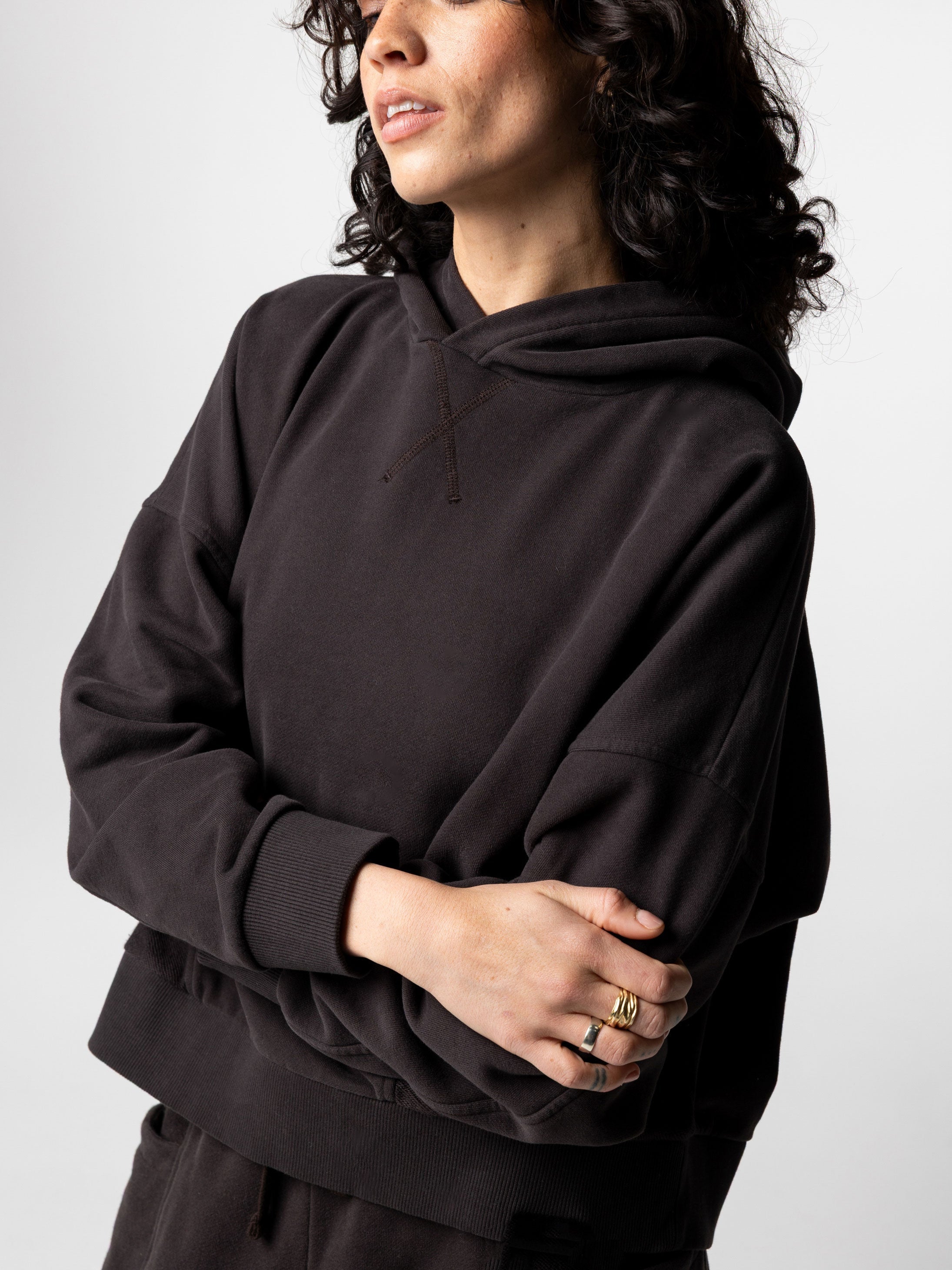 Women Awen Hoodie in Burnt Umber