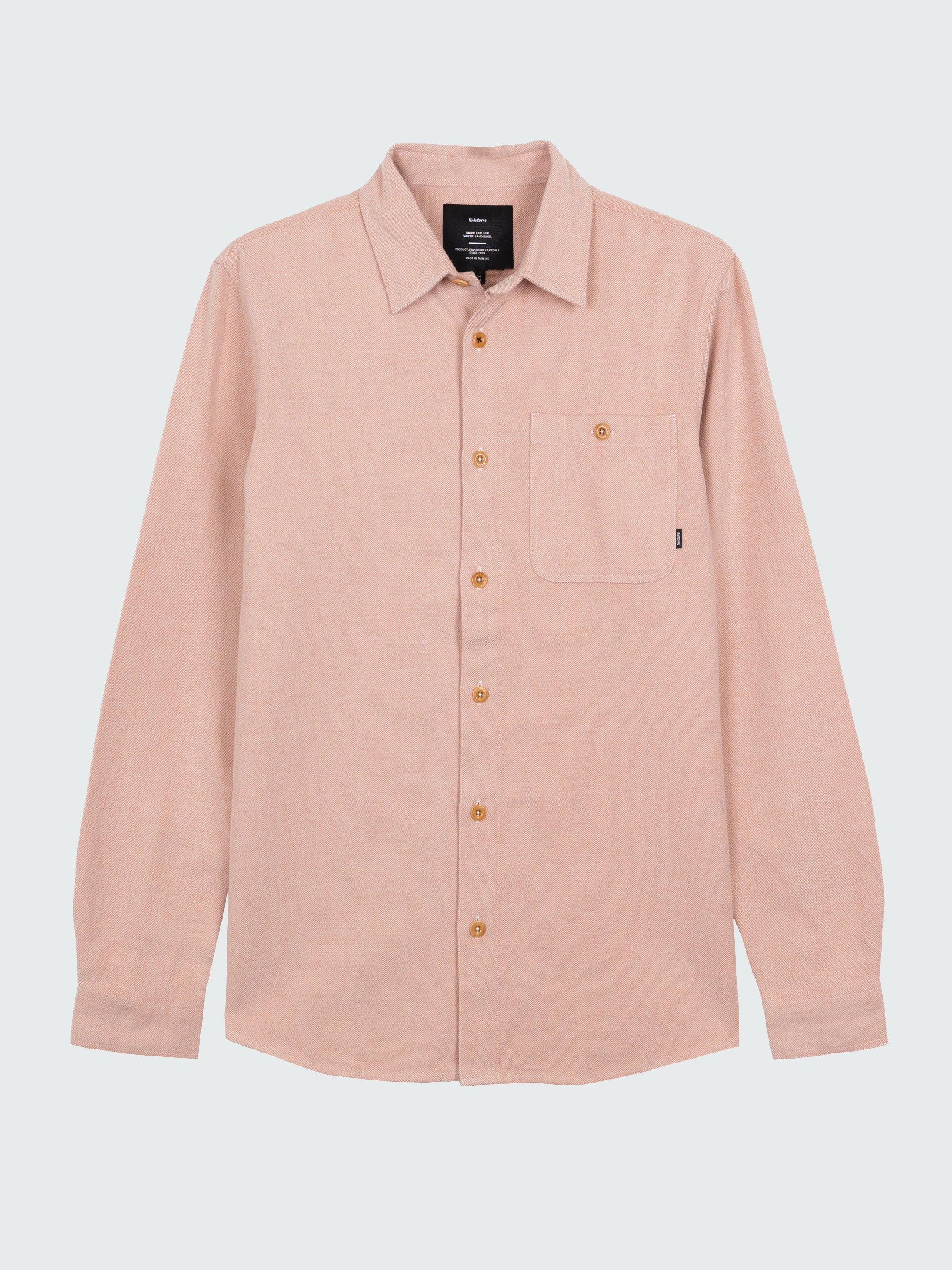 Men Organic Cotton Shirt in Pink - Gylly