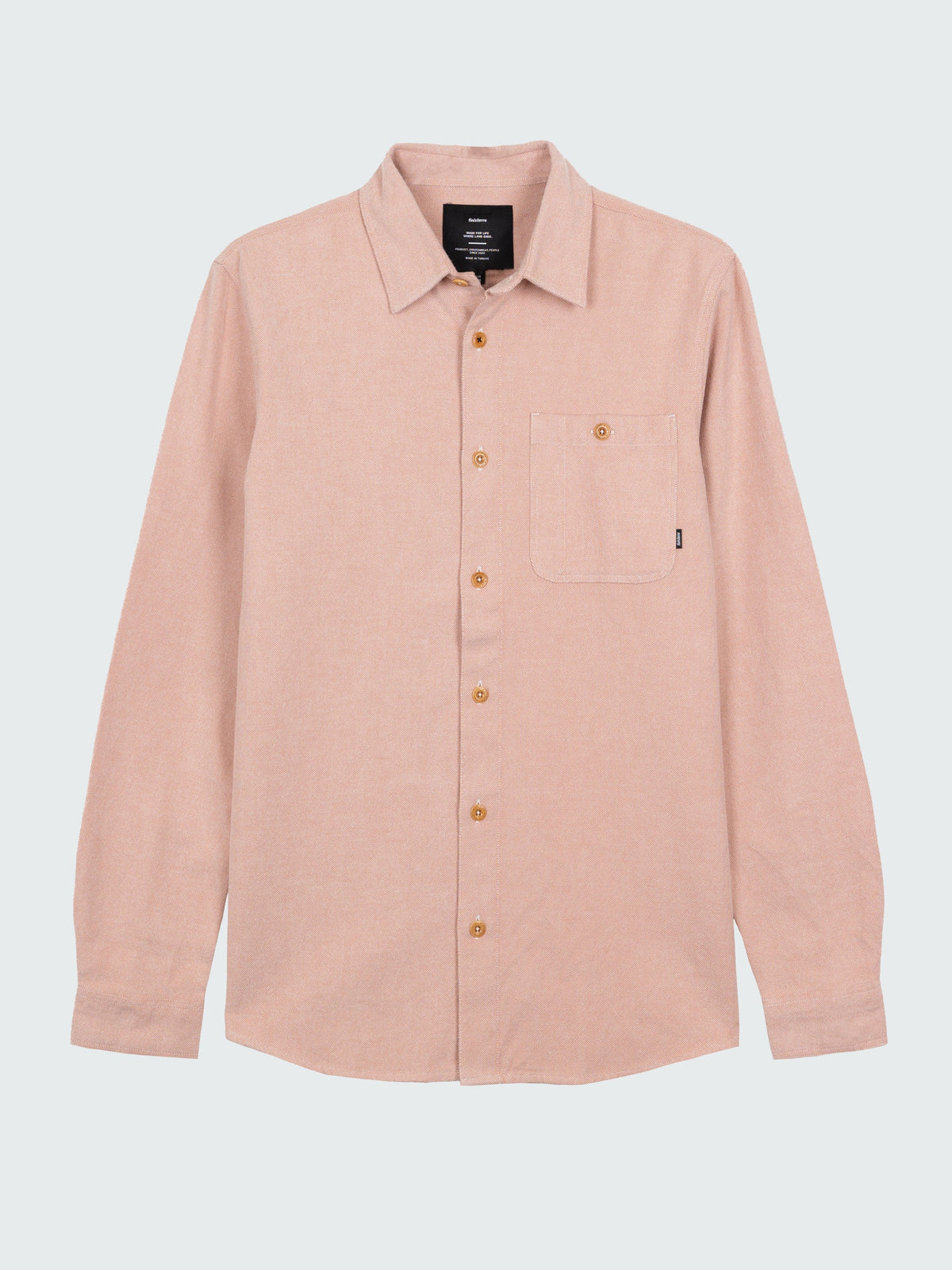 Men Organic Cotton Shirt in Pink - Gylly