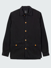 Men Organic Cotton Shirt in Black - Tonkin