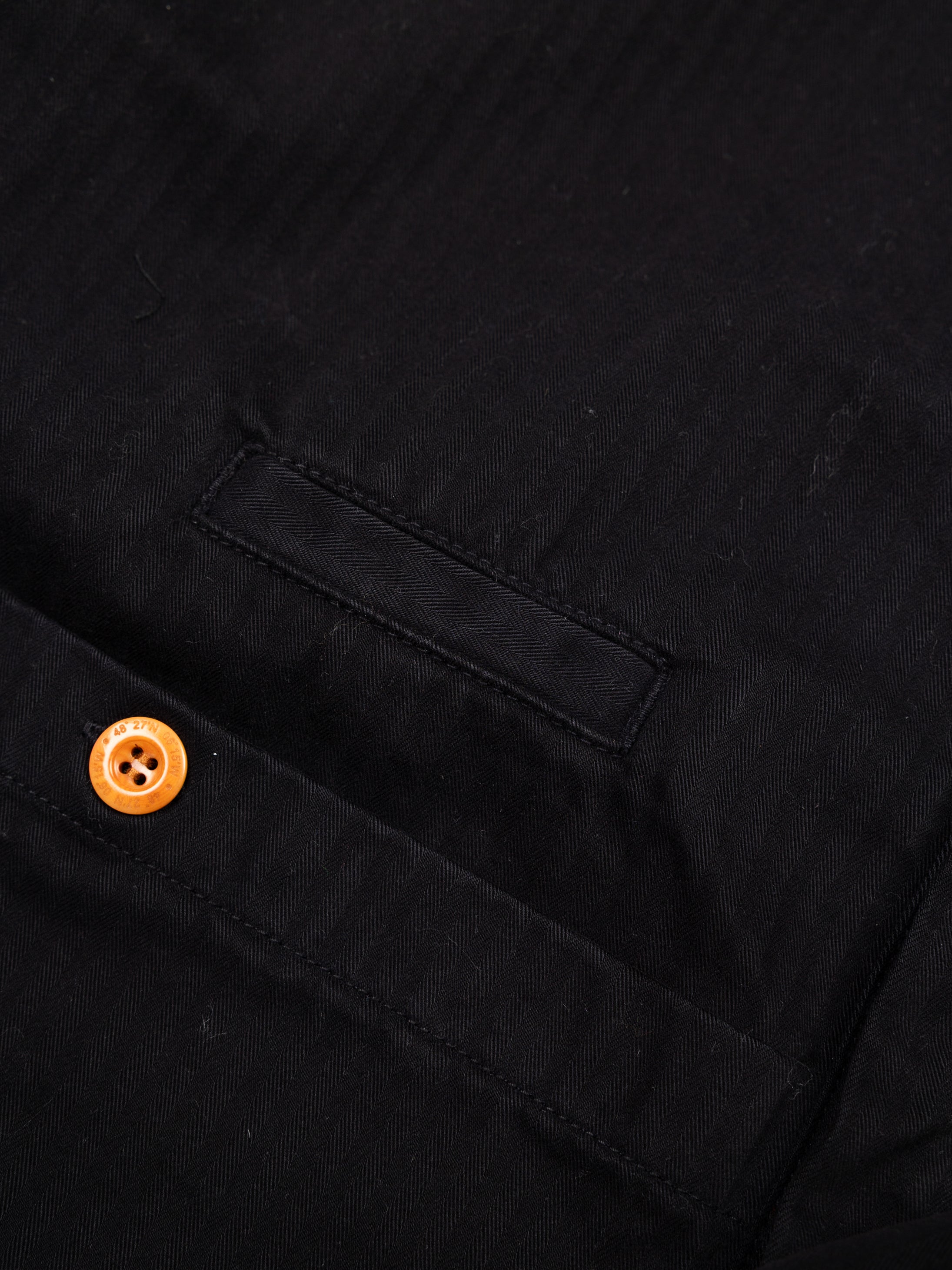 Men Organic Cotton Shirt in Black - Tonkin